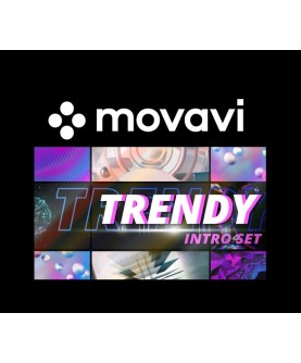 Movavi Video Editor Plus 2021 Effects - Trendy Intro Set Steam Key GLOBAL